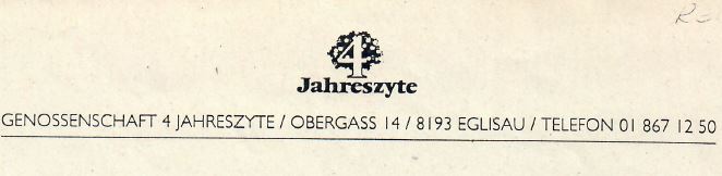 Altes Logo Genossenschaft Vier Jahreszyte
